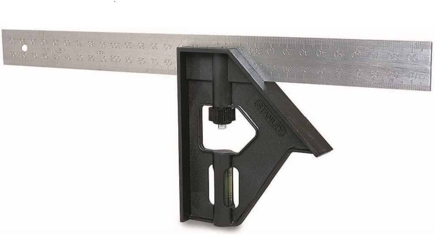 STANLEY 2-46-017 Plastic Combination Square, 300 Mm image number 2