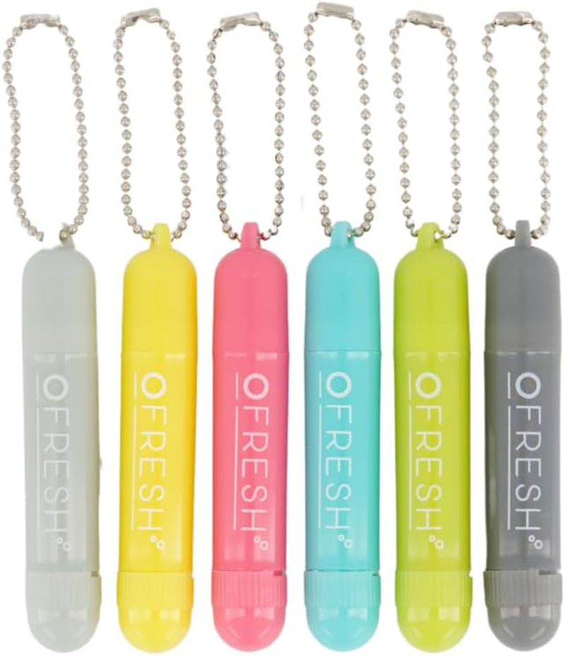 Ofresh Brushpicks - Interdental Toothpicks for Oral Hygiene & Dental Care &ndash;Interdental Toothpicks Brushes - Travel Keychain Case 18Pcs (Pack of 6)