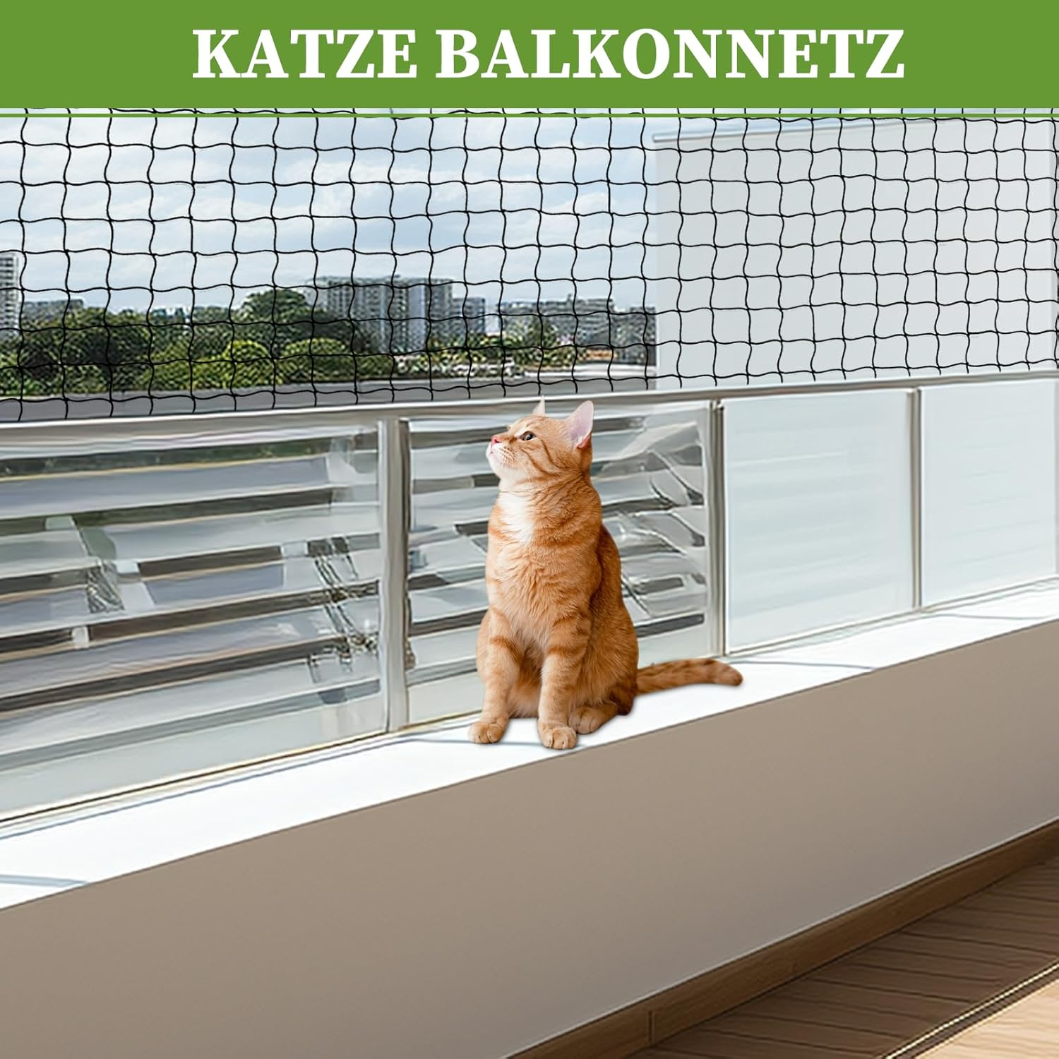 7.5 M X 15 M Bird Protection Net, Bird Net with 2.5 Cm Fine Mesh for Garden Net, Pond Net as Cat Net for Balcony, Uv-Resistant Fruit Tree Net, Leaf Net with 6 Ground Anchors image number 6