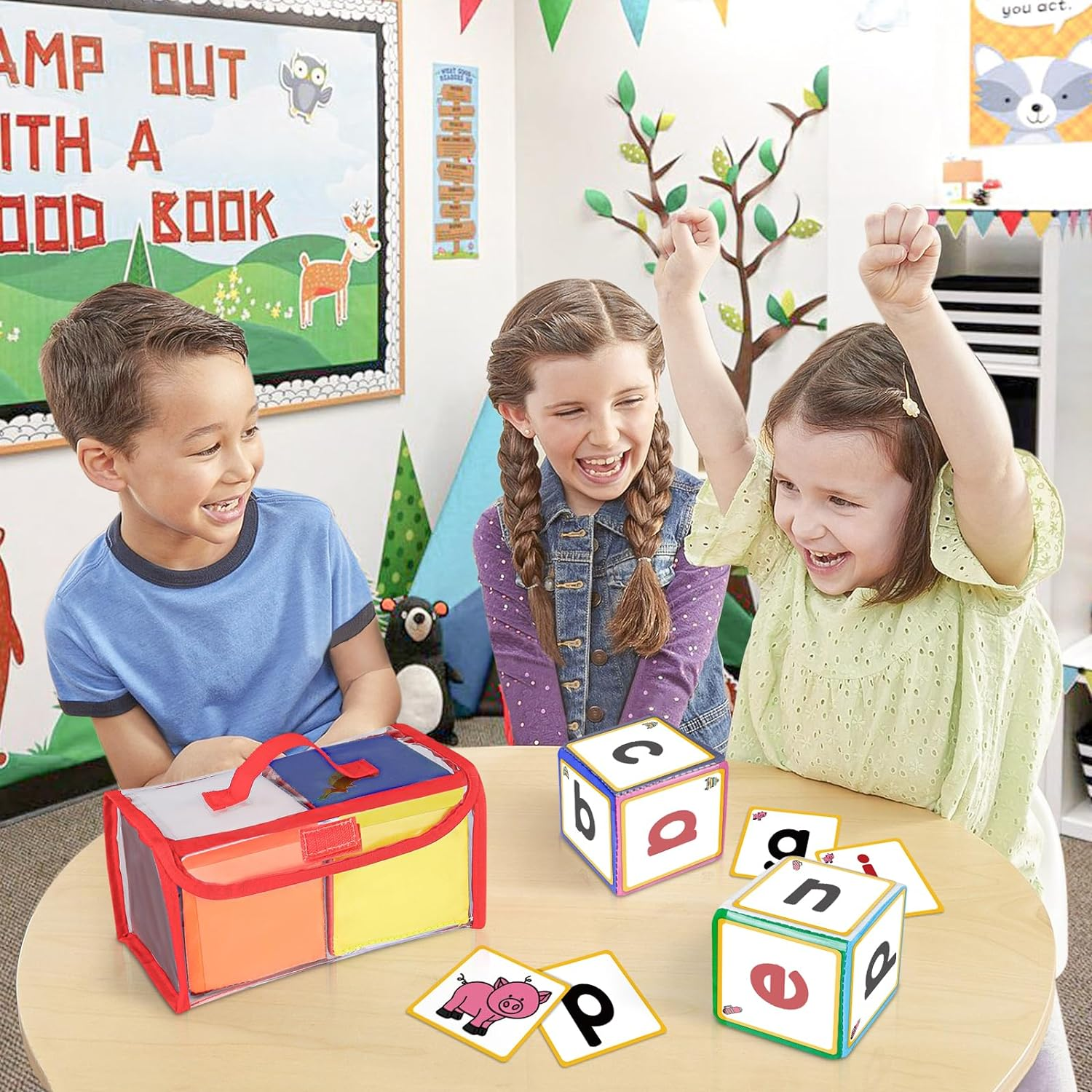 Godery DIY Education Playing Game Dice, Pocket Cubes for Teaching (Set of 2)