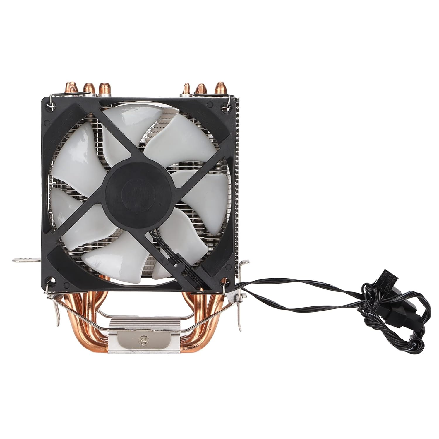 CPU Cooler for LGA 775/1155/1156/1366/2011,For Core I3,For Core I5,For Core I7,For Am2/Am2+,For AM3, 3Pin 20Db 38 CFM RGB 90Mm CPU Cooling Fan, Plug and Play (Dual Fans) image number 5