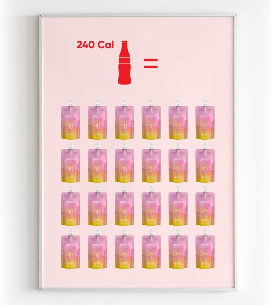 Essential C'S Plant Based Konjac Jelly - Peach, 10 Calories, with Collagen and Vitamin C, 30 Day Supply image number 6