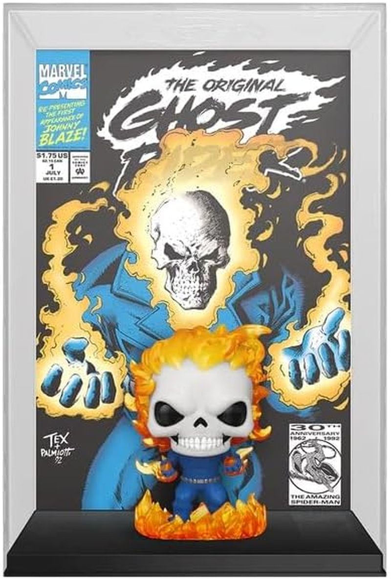 Funko Marvel Comics - Ghost Rider #1 US Exclusive Pop! Comic Cover Figure with Hard Acrylic Protector