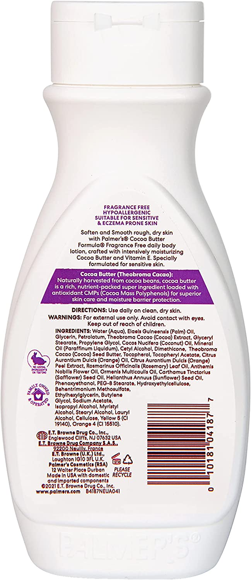 PALMER'S Cocoa Butter Formula Fragrance Free Body Lotion, 250Ml image number 1