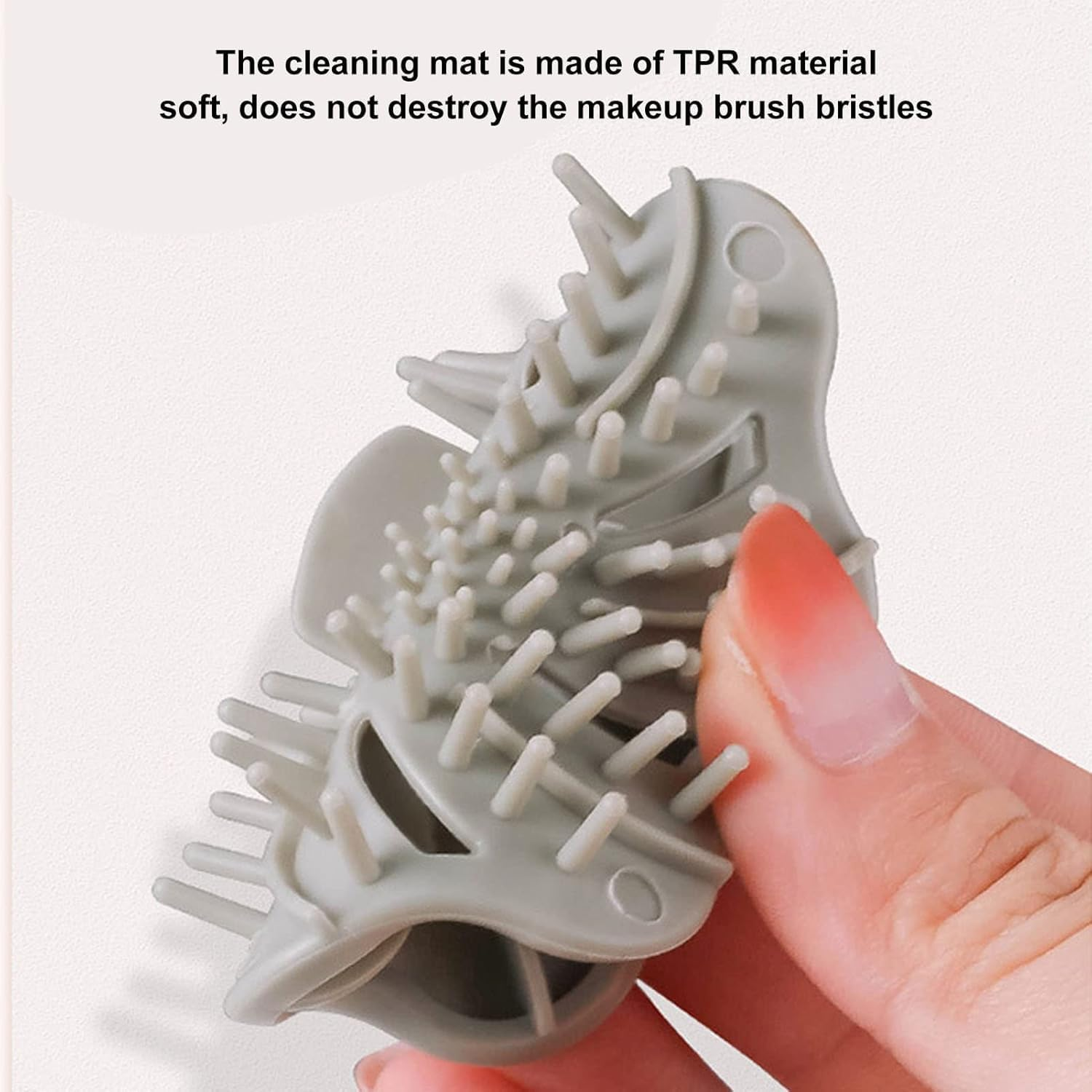 Dannisly Makeup Brush Cleaner Mat with Brush Storage Holder image number 5