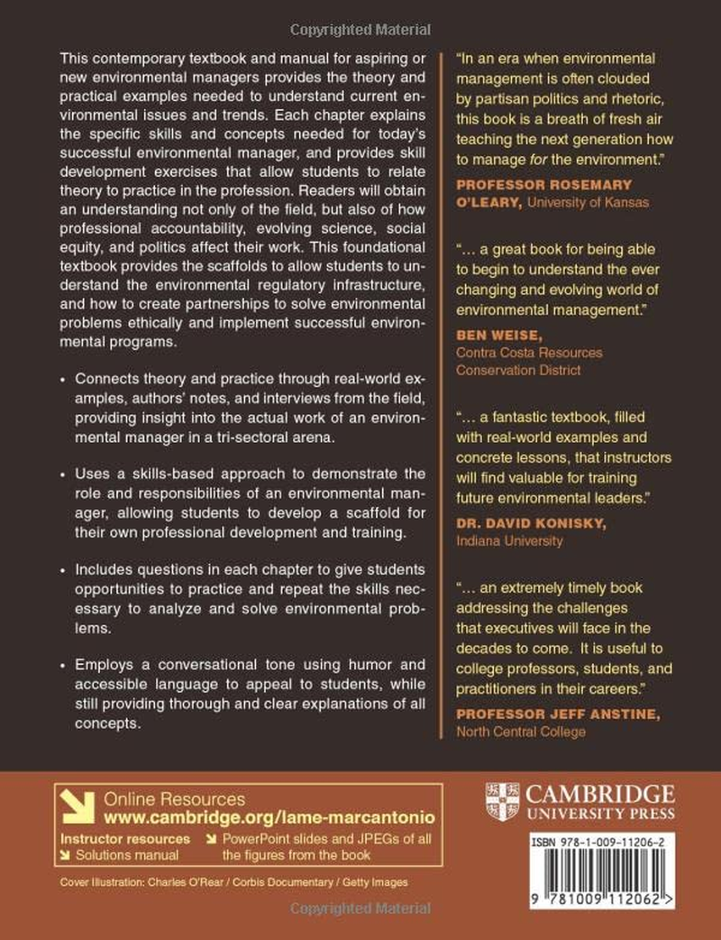 Environmental Management: Concepts and Practical Skills