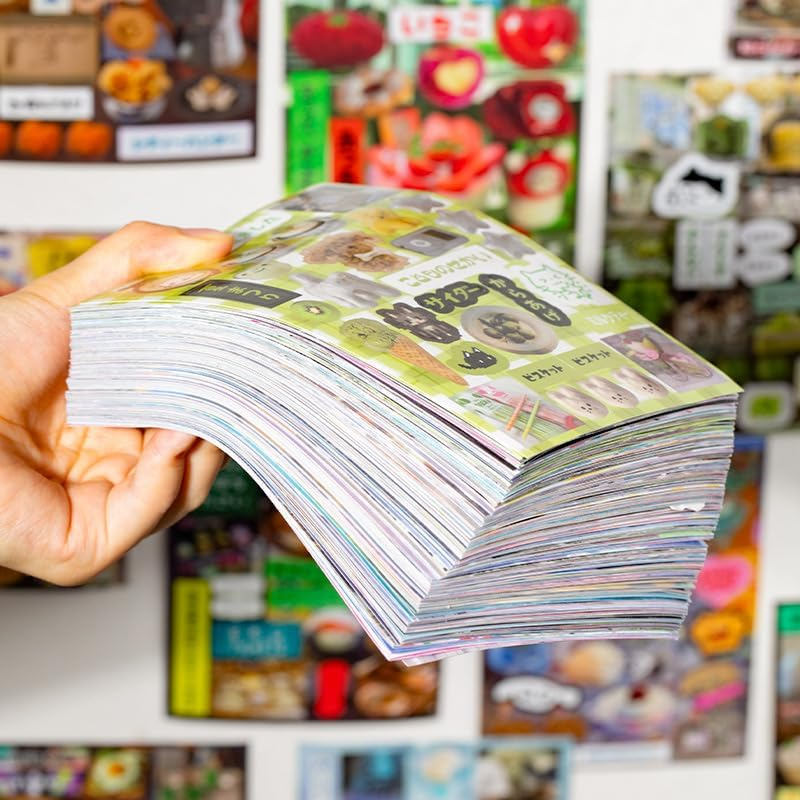 Alideco 45Pcs Scrapbook Stickers Vintage Cartoon Character Dessert Food Sticker Book for Adults Sticker Journaling Stickers for Scrapbooking (Xunyouhuiyi) image number 5