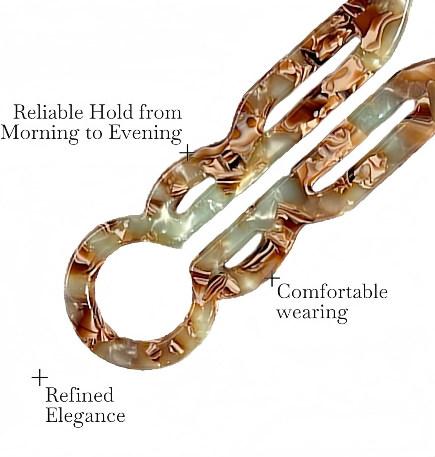 Hairpin 4Pcs-U-Shaped Hair Pins, Perfect Hair Styling Tools, Hairpin Set, Lialysoff Hair Accessories for Women with Thick Hair image number 5