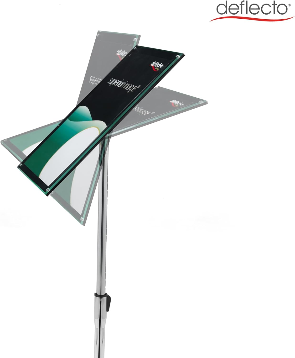 Deflecto Sign Holder with Bevel Magnetic Cover Floor-Standing Heavyweight H680-1060Mm A3 Ref DE790645 image number 3