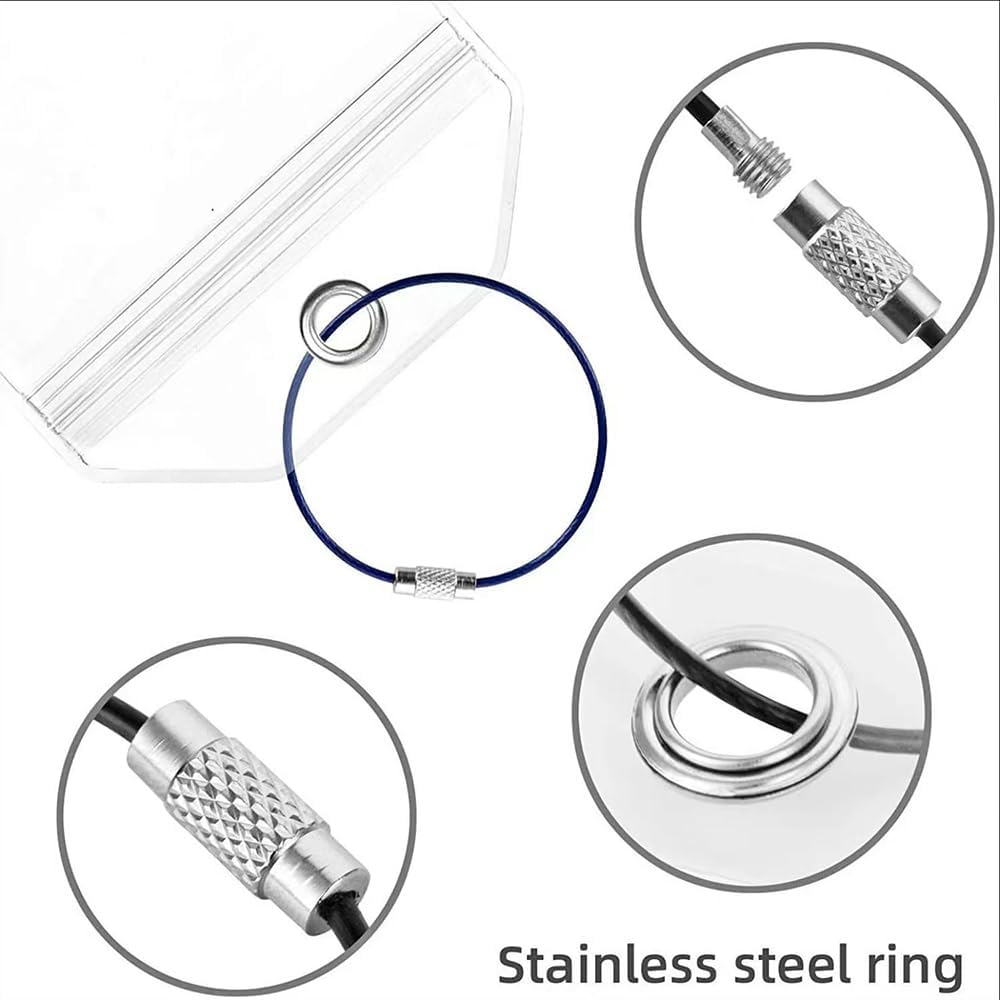 Cruise Luggage Tag Holder, 6Pack Clear Waterproof Cruise Luggage Tags for Royal Caribbean and Celebrity Ships, Cruise Essential Travel Accessories image number 2