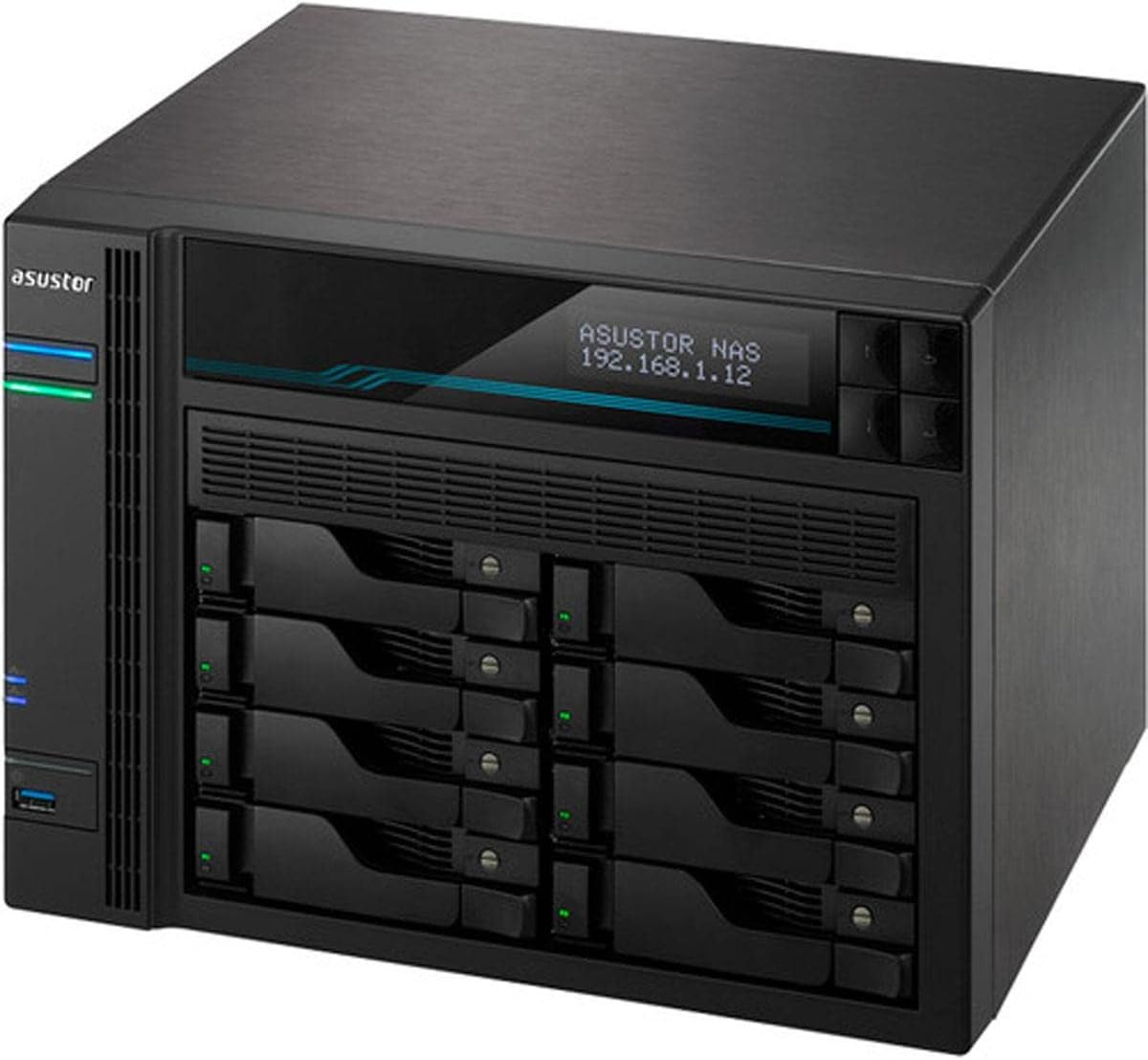 Asustor AS6508T Lockerstor 8 NAS Intel Atom C3538 8GB DDR4 8 Bays Network Attached Storage