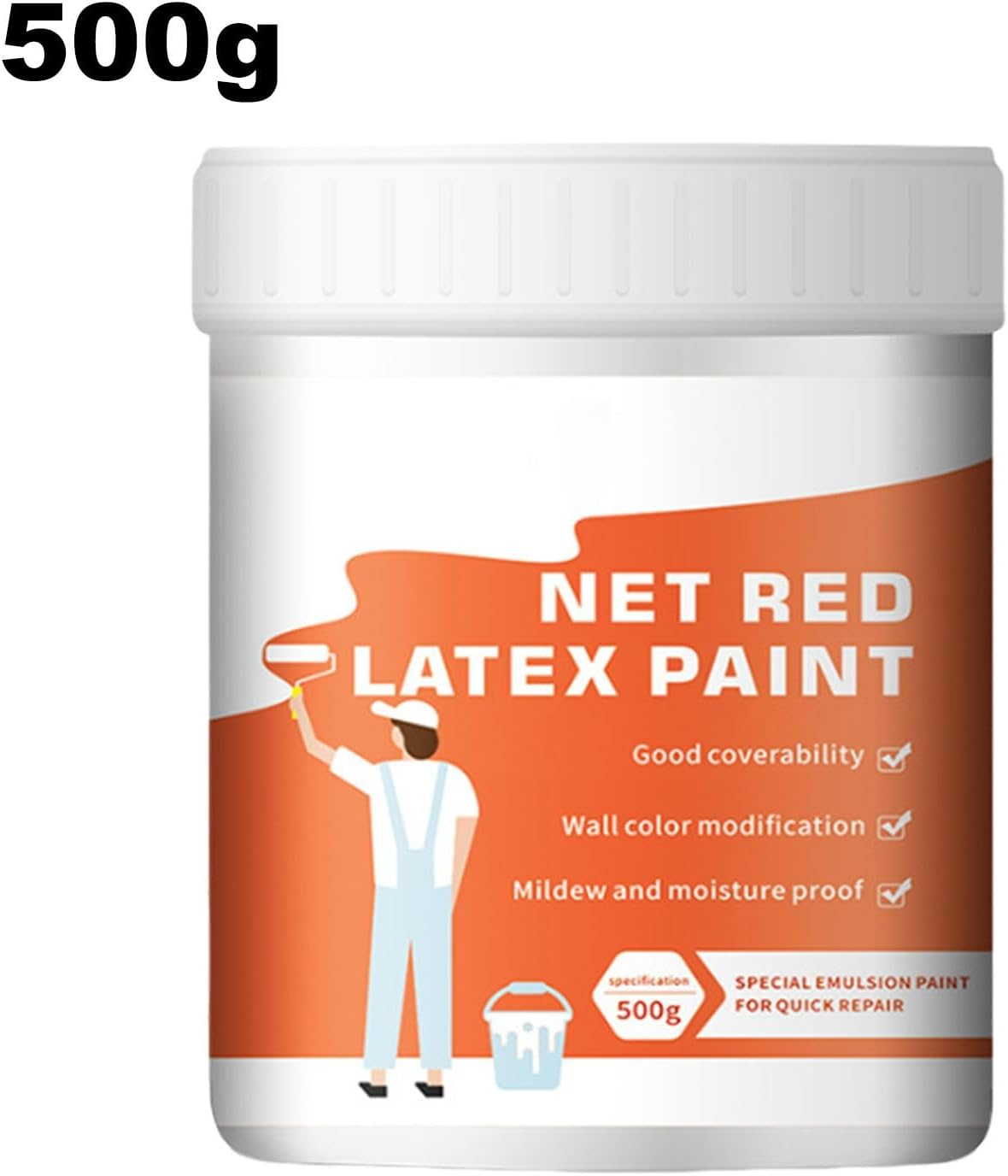 Spackle Wall Repair Kit - Wall Primer with Scraper - Odorless Safe Wall Paint with Scraper for Creak Damage, Repair Nail Holes, Cracks and Peeling image number 4