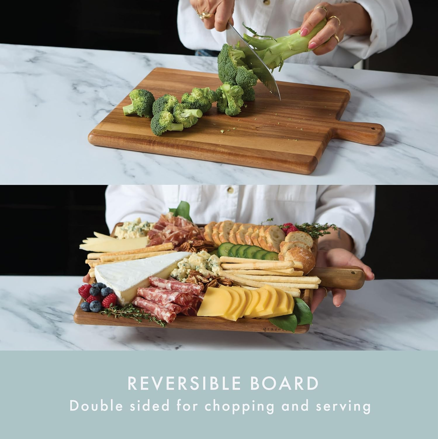 Grazerie Charcuterie Board - Paddle Tray Acacia