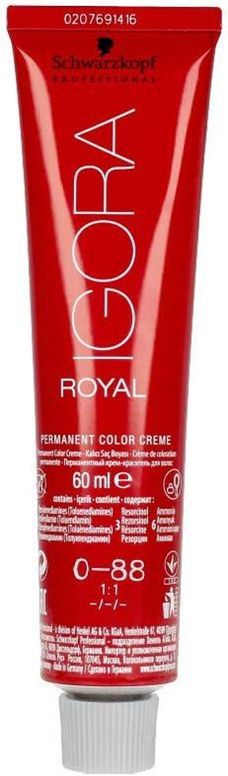 Schwarzkopf Igora Royal Highlifts Permanent Hair Colour, 12-1 Special Blonde Cendr&eacute;, 60 Ml image number 2