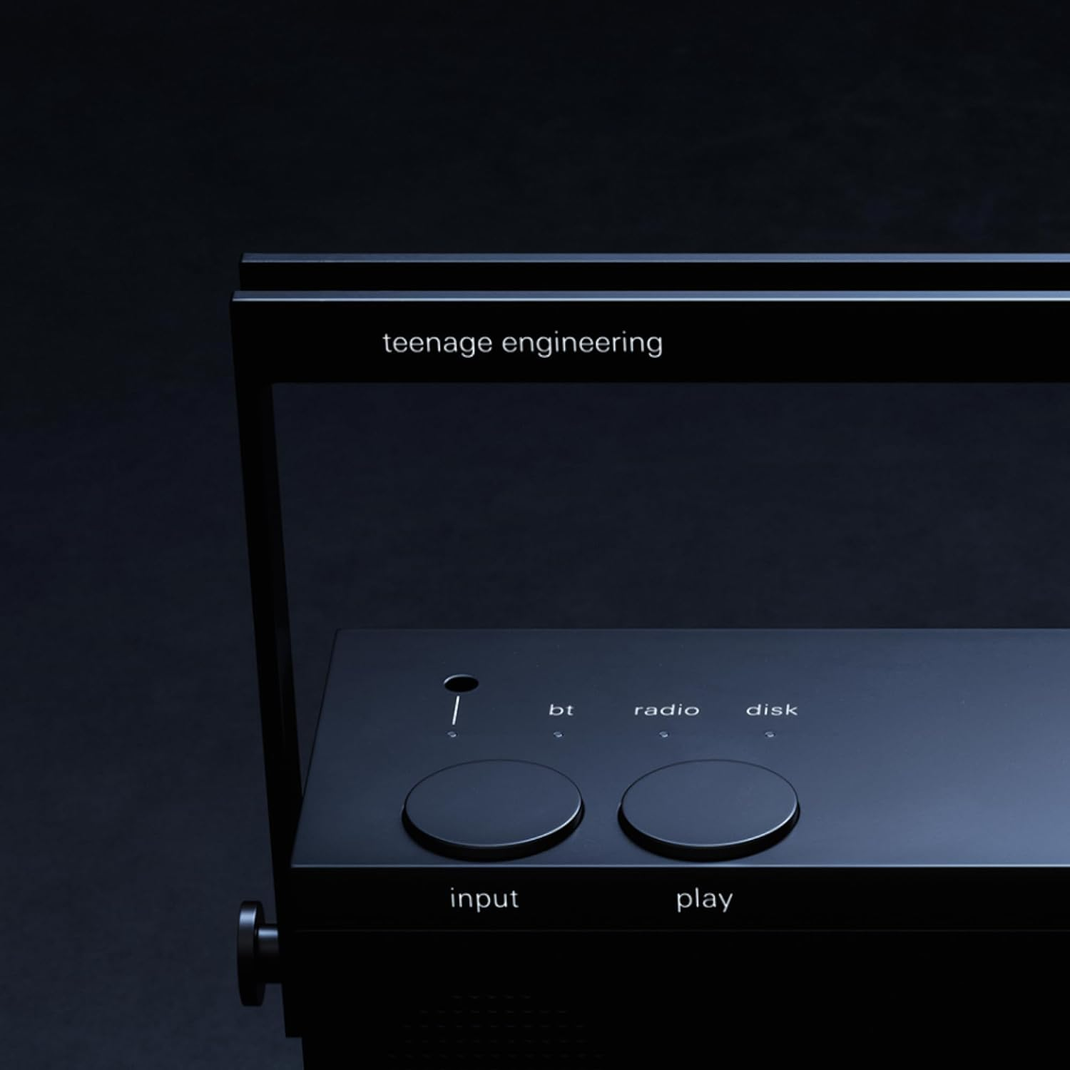 Teenage Engineering OB-4 Magic Radio Portable Stereo Speaker with Built-In Loop Recorder and Tape Transport, Black image number 6