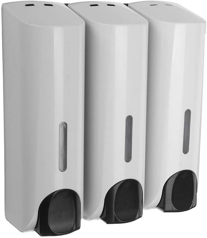 3Pcs/Set 350Ml Bathroom Shower Gel Body Lotion Conditioner Shampoo Soap Dispenser image number 2