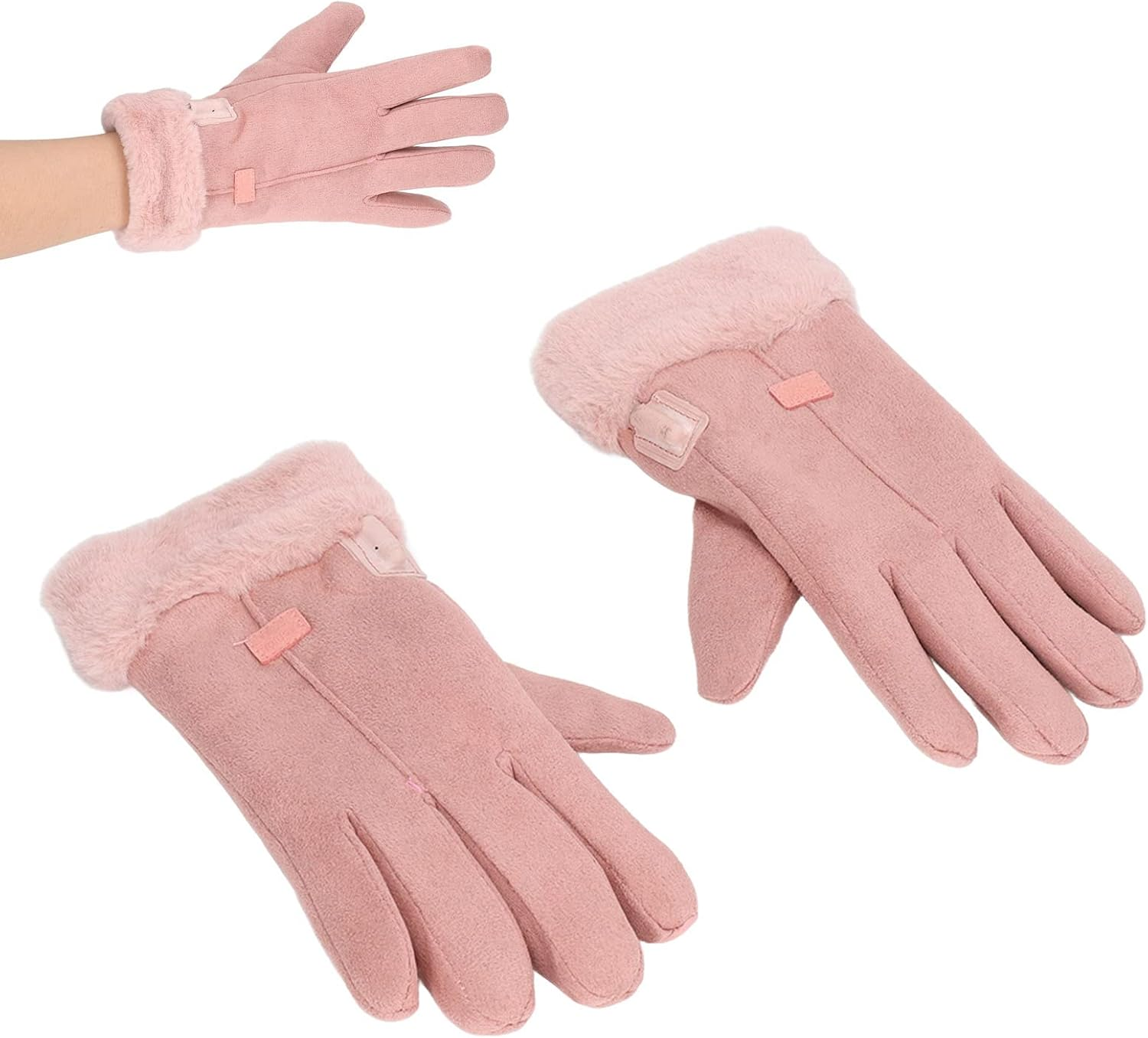 Heated Gloves, 1 Pair Full Finger Electric Heating Gloves, Waterproof USB Rechargeable Cotton Winter Hand Warmer Gloves for Skiing, Motorcycle, Riding, Hunting, Fishing image number 5