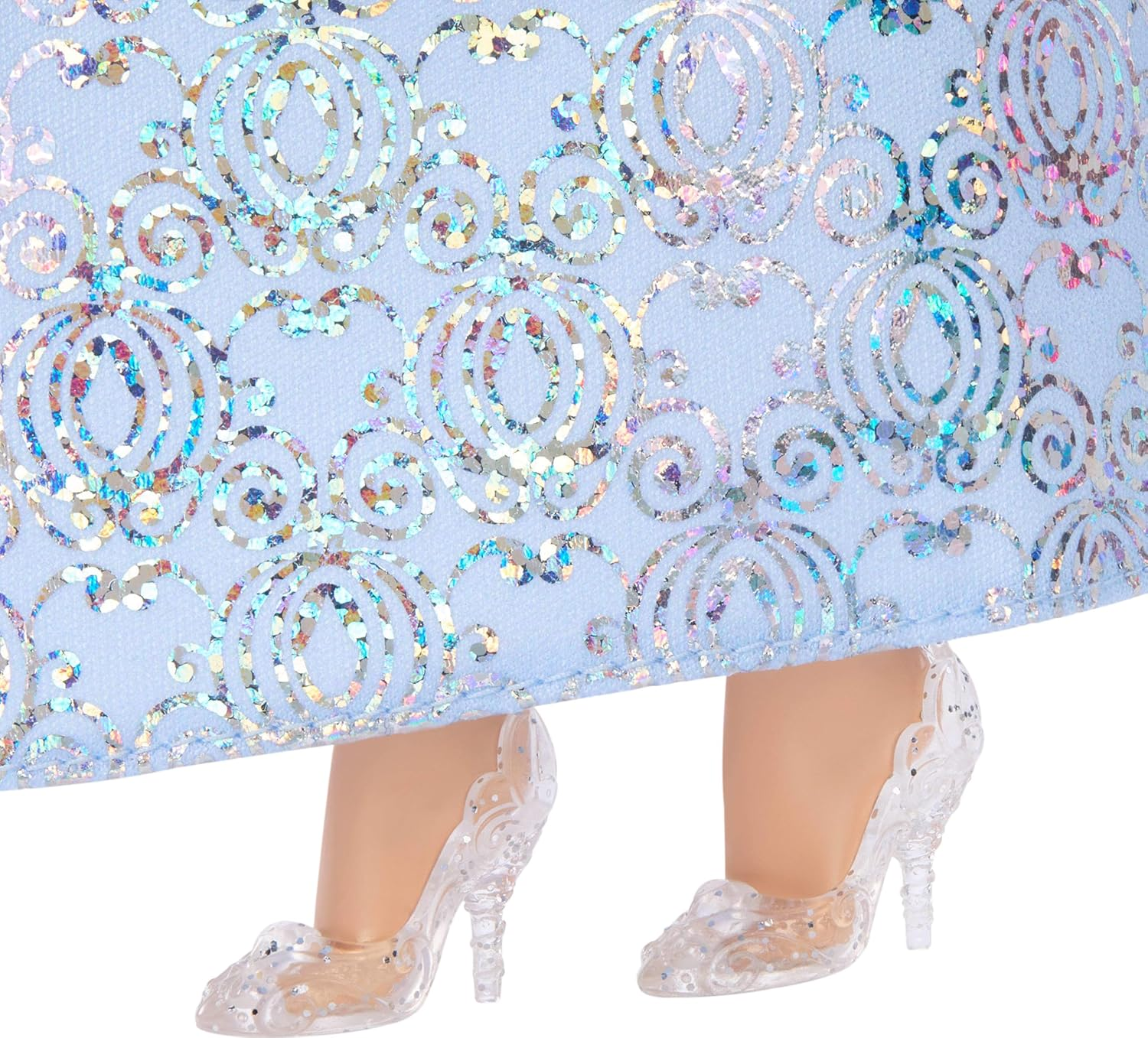Mattel Disney Princess Cinderella Doll in Sparkling Fashion with Removable Skirt, Headband and Shoes, Posable & Collectible, Inspired by Movie image number 5