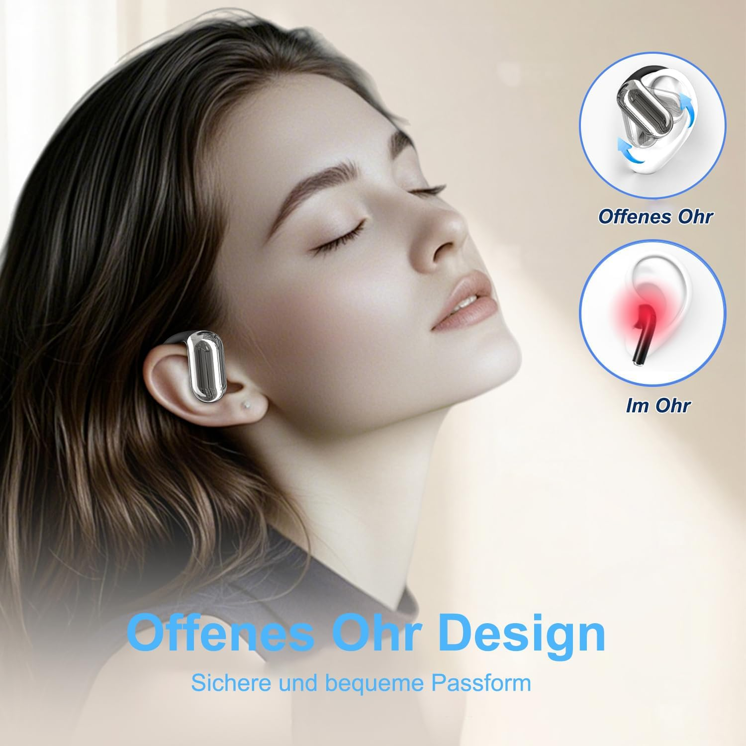 AI Translator Headphones Real Time Translation 144 Languages, 4-In-1 Bluetooth 6.1 Headset Wireless with App 180 Hours Standby Time Live Translation Headphones Earphones for Business, Travel, Study image number 4