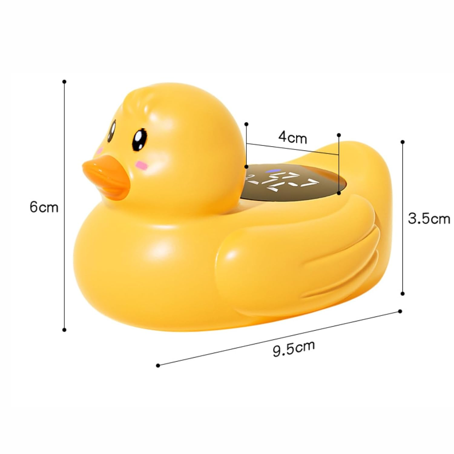 Floating Bathtub Thermometer - Bpa-Free Water Temperature Gauge for Safe & Comfortable Baths（Duck） image number 1