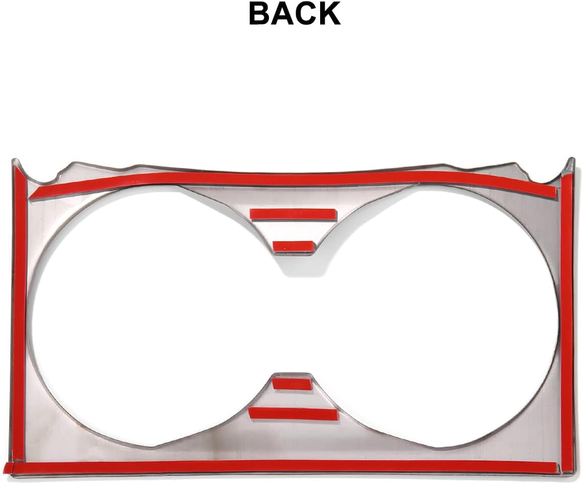 ANFOKAS for Mazda CX5 2024 2023 2022 2021 2020 2019 2018 2017 Car Center Console Armrest Cup Holder Frame Gear Panel Cover Trim for Mazda CX5 Accessories -Stainless Steel Black image number 4