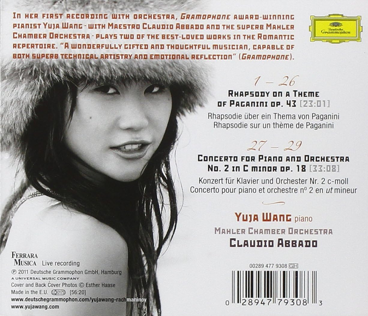 Rachmaninov Pno Cto No.2 Paganini Rhapsody