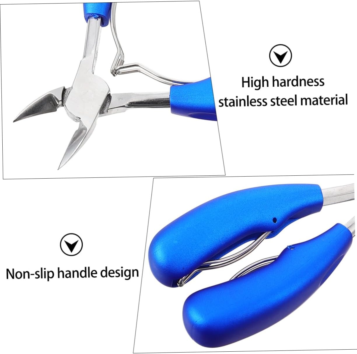 WEKADRIN 1Pc Grip Toenail Clippers Ergonomic Design for Thick Toe Nails Nail Cutter for Manicure and Pedicure for Seniors and Home Use image number 1