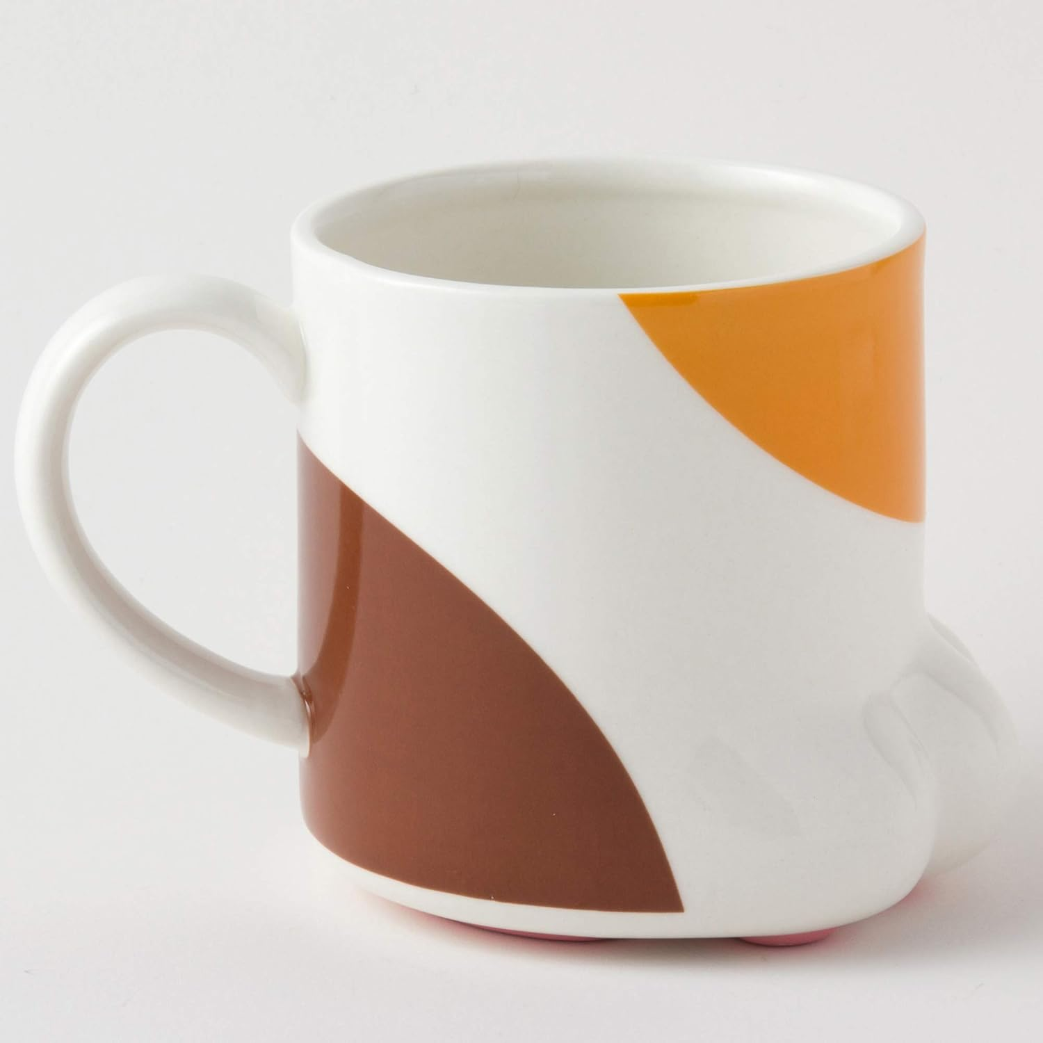 Sunart SAN2235-3 Cute Tableware, Paw of Cat Hand, Calico Cat Mug, 8.5 Fl Oz (250 Cc), White image number 6