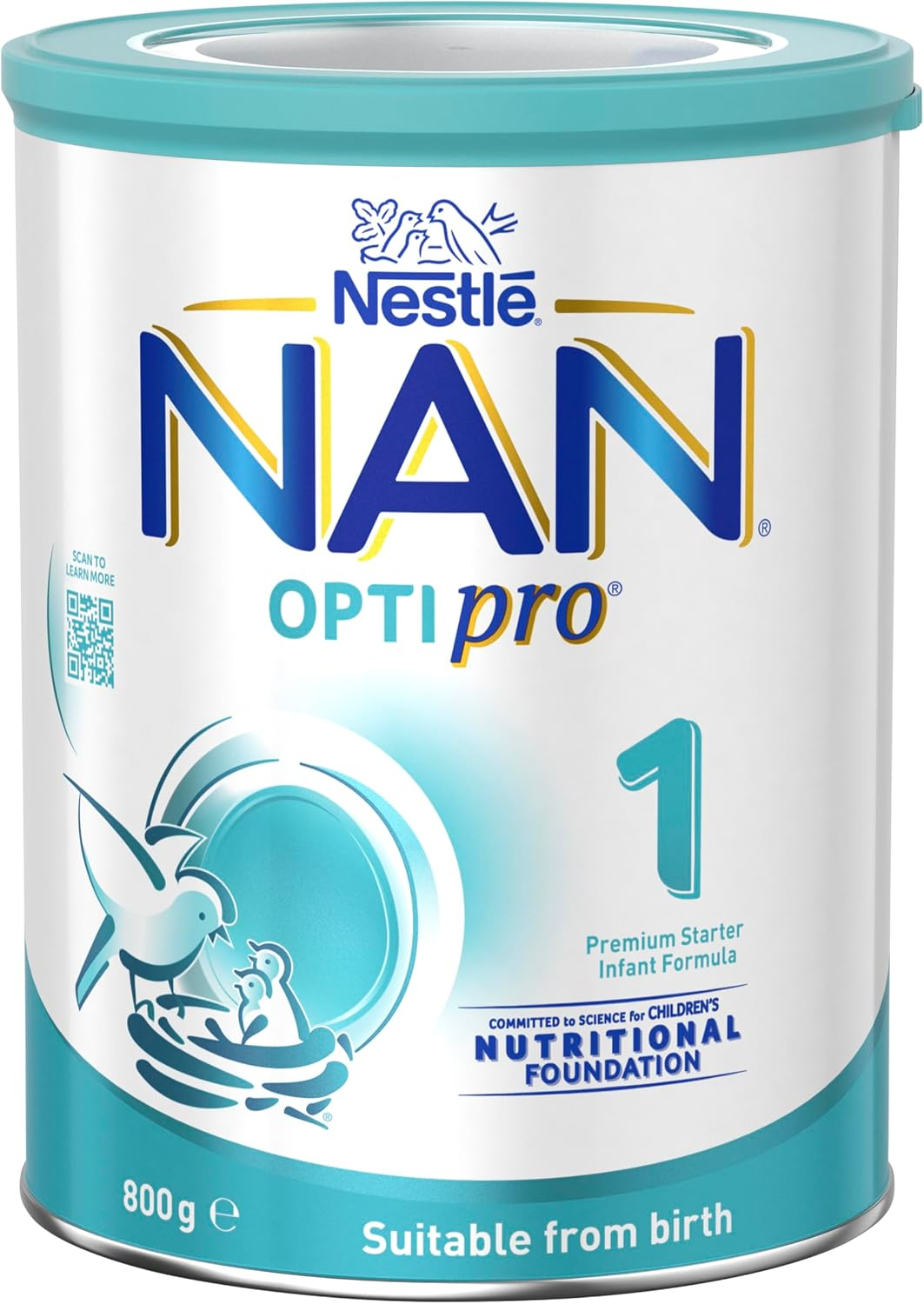 Nestl&eacute; NAN OPTIPRO 1 Premium Starter Baby Infant Formula Powder, from Birth &ndash; 800G image number 6