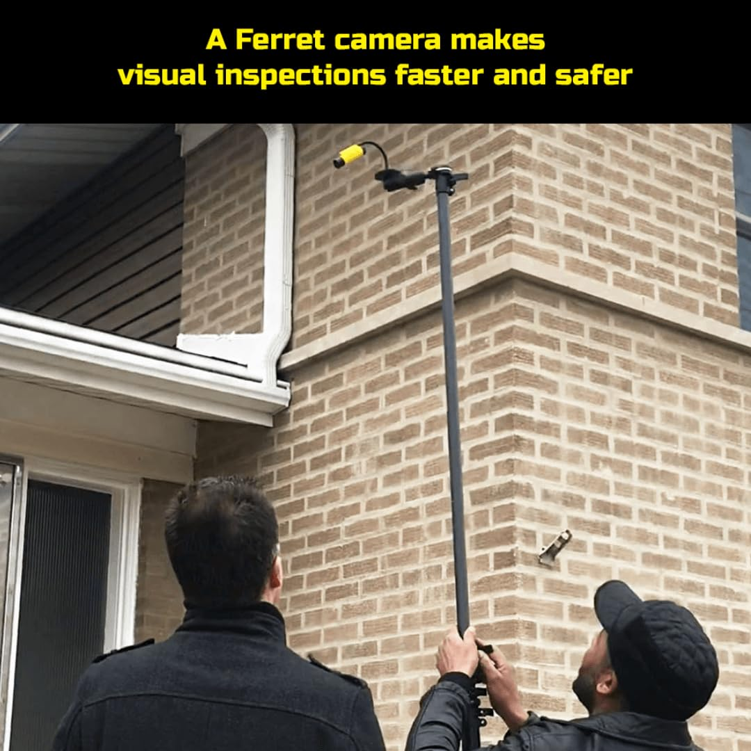 Ferret Pro Wireless Inspection Camera - Multipurpose, Rechargeable, Always up Viewing Function, Wireless Range of up to 130&rsquo; (40M) - Line of Sight image number 5