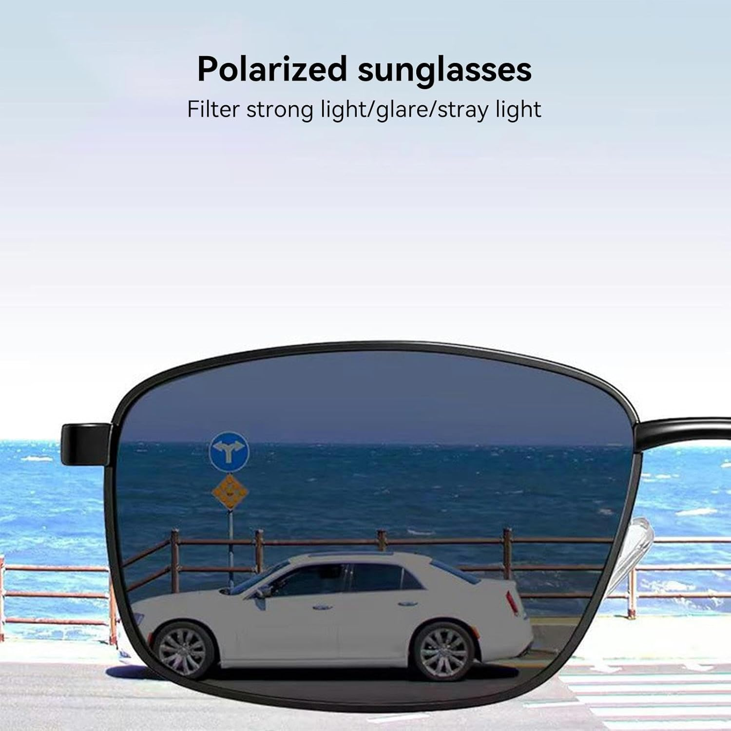 Golf Sunglasses for Men, Fishing Sunglasses for Men, Men'S Sunglasses with Polarised Photochromic Lenses - Effective Anti-Slip Sunglasses for Men, Polarised, UV Protection for Outd image number 4