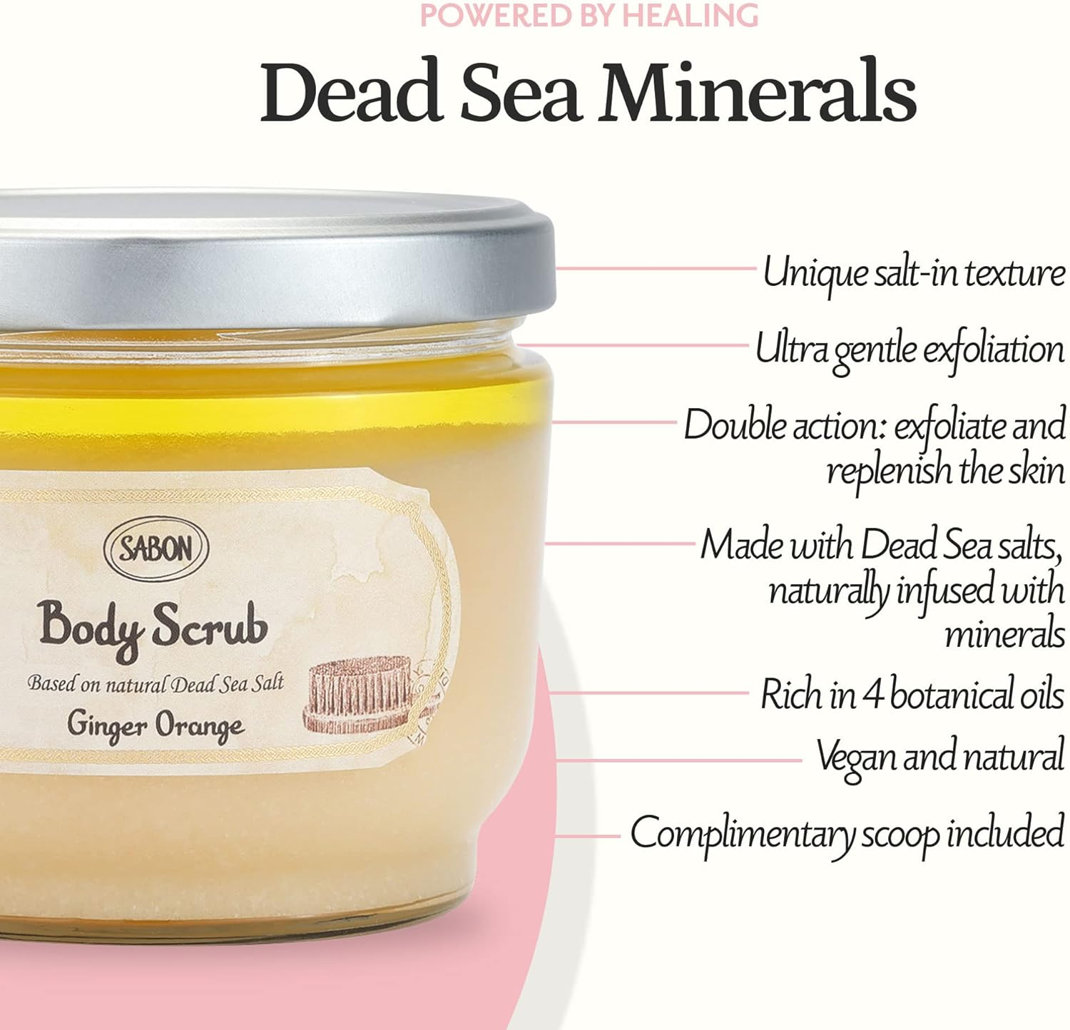 Sabon Body Scrub - Ginger Orange 600G image number 2