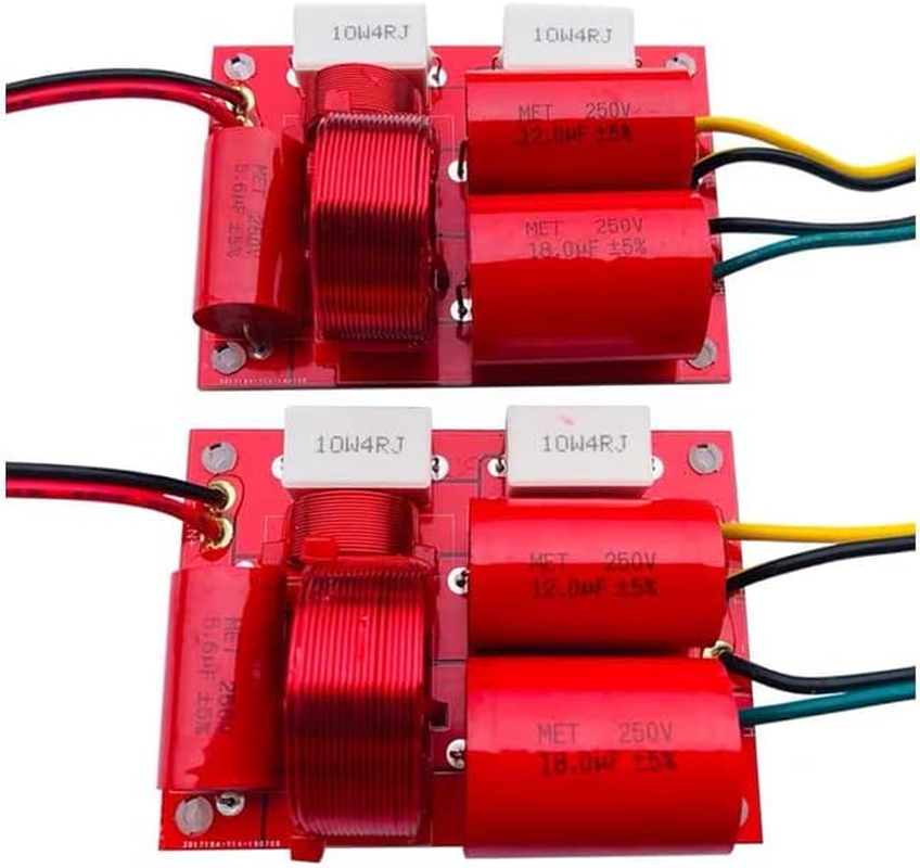 2PCS 2-Way 200W Stereo Crossover Home Theatre 2 Unit Filter Circuit Speaker Audio Crossover Filter image number 3
