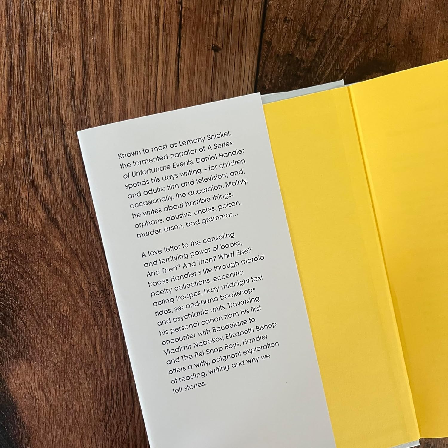 And Then? and Then? What Else?: a Writer'S Life image number 1