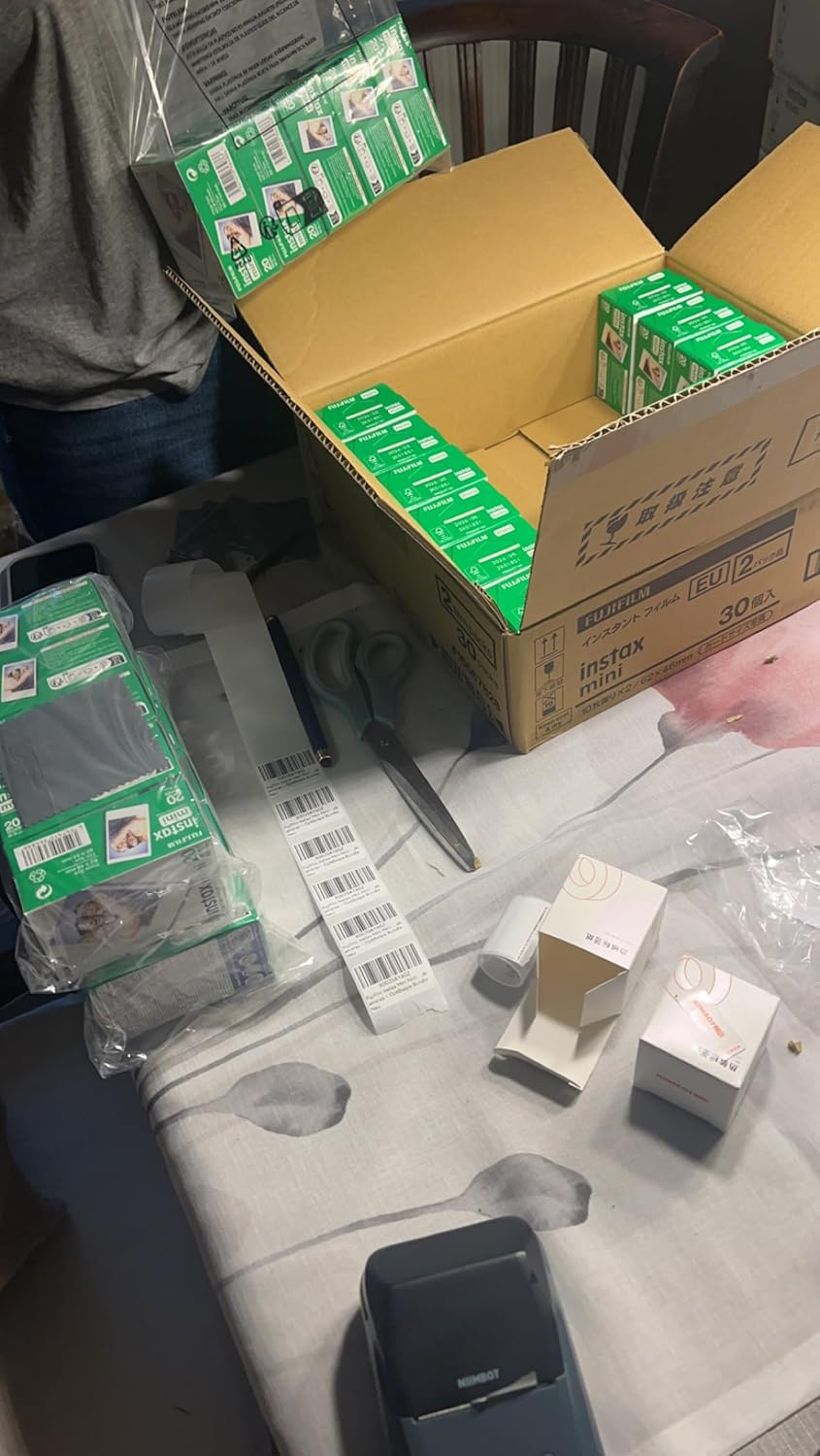 Fujifilm Instax Mini Film - 100 Shots Total (10 Sheets X 10) - Multipack for Fujifilm Instax Instant Cameras - Optiswipe Bundle image number 2