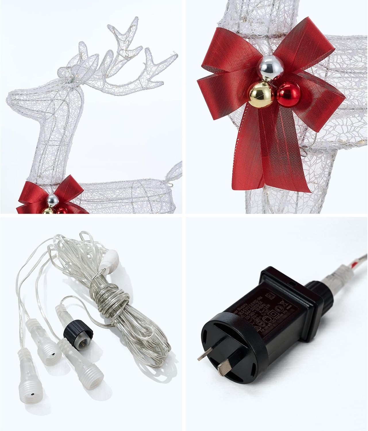 Tinseltown Christmas Lights LED 3PCS Reindeer Family Xmas Decor Indoor Outdoor image number 6