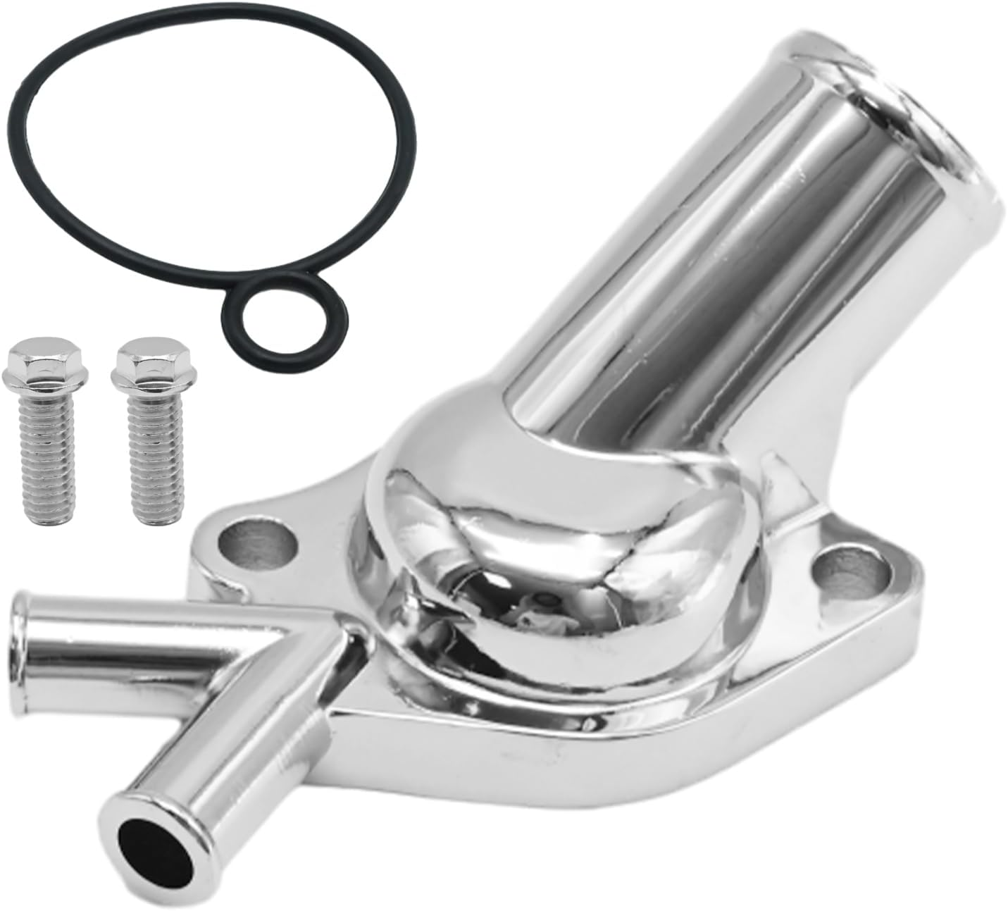 Laffoonparts TWIN Pipe Thermostat Housing Water Outlet for Holden V8 HX HZ WB LH LX 253 308 image number 2