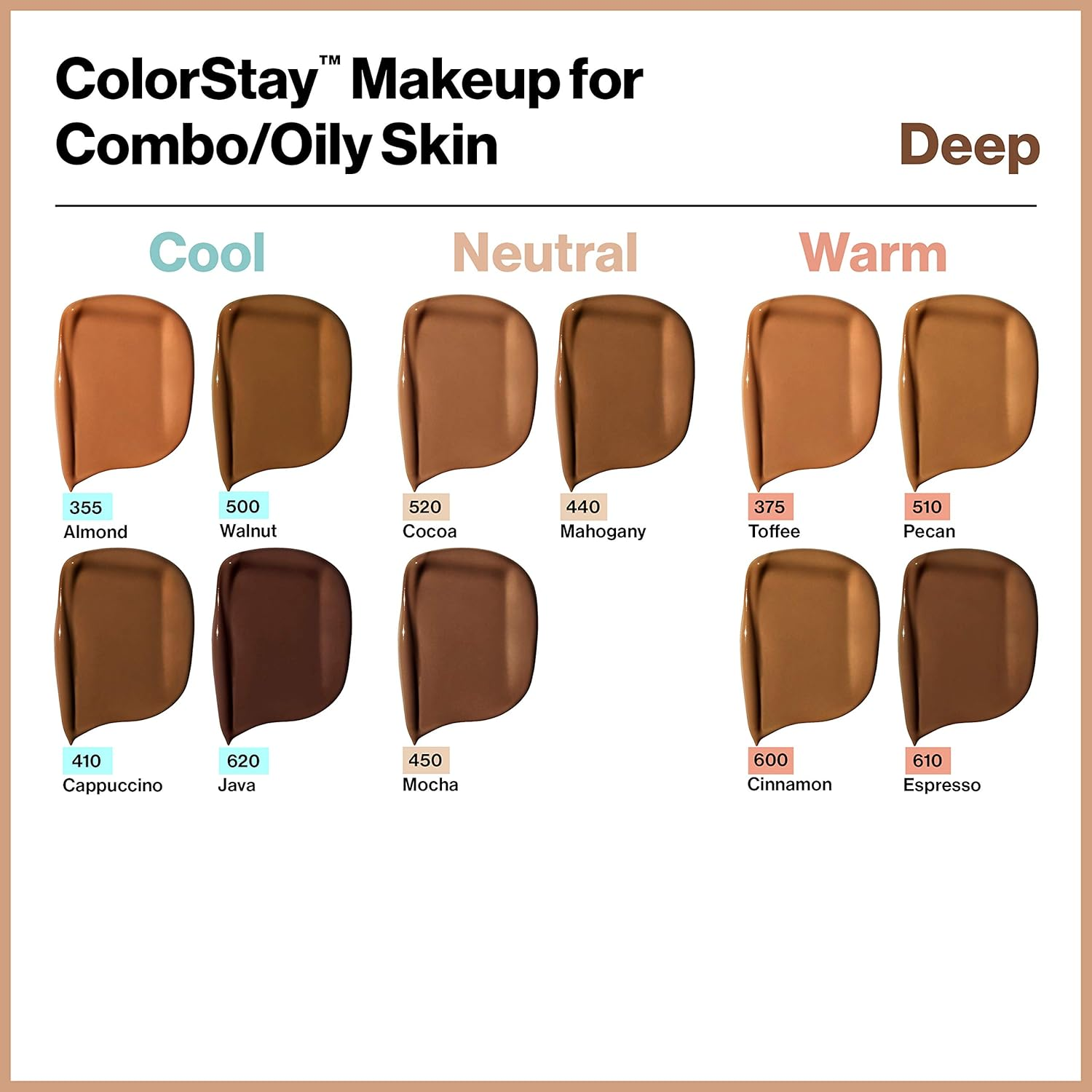 Revlon Colorstay Liquid Makeup for Combination/Oily, Natural Tan