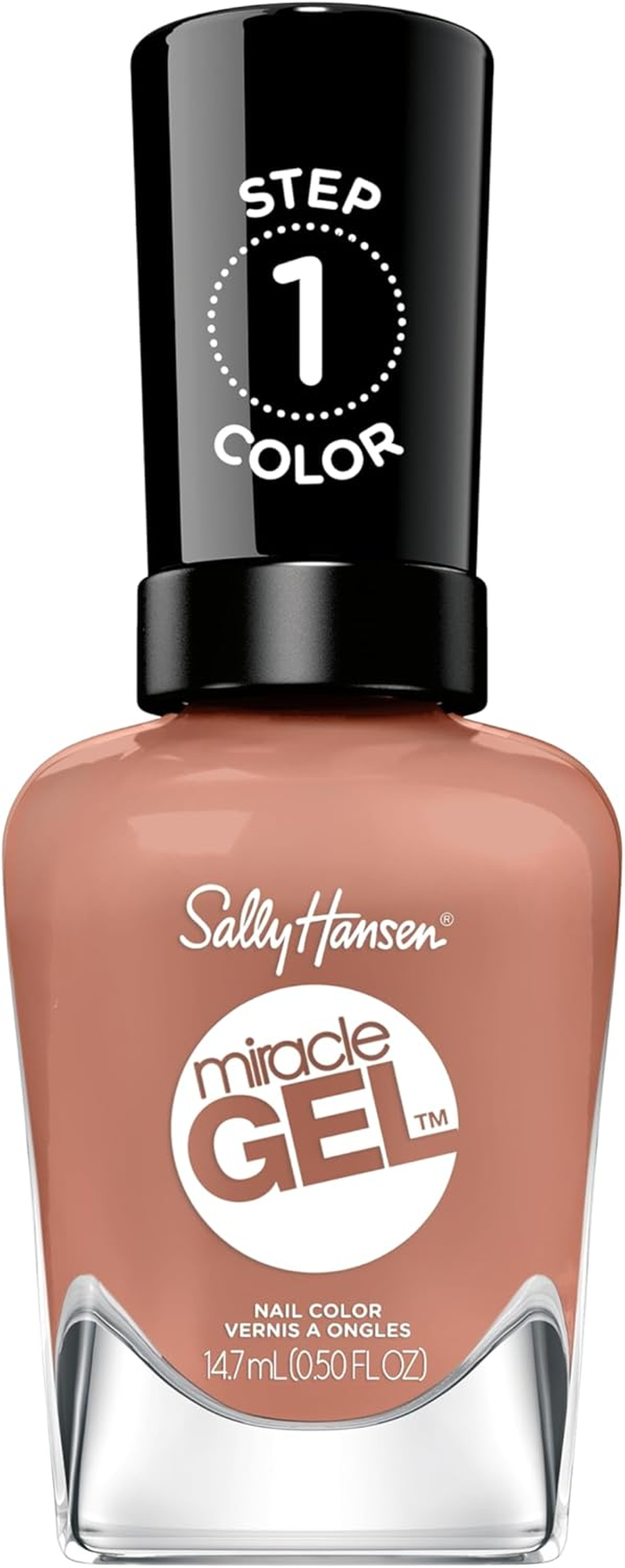 Sally Hansen Miracle Gel Nail Polish - Road Less Traveled​, Chip-Resistant, High-Shine, Easy to Apply, 14.7Ml image number 5