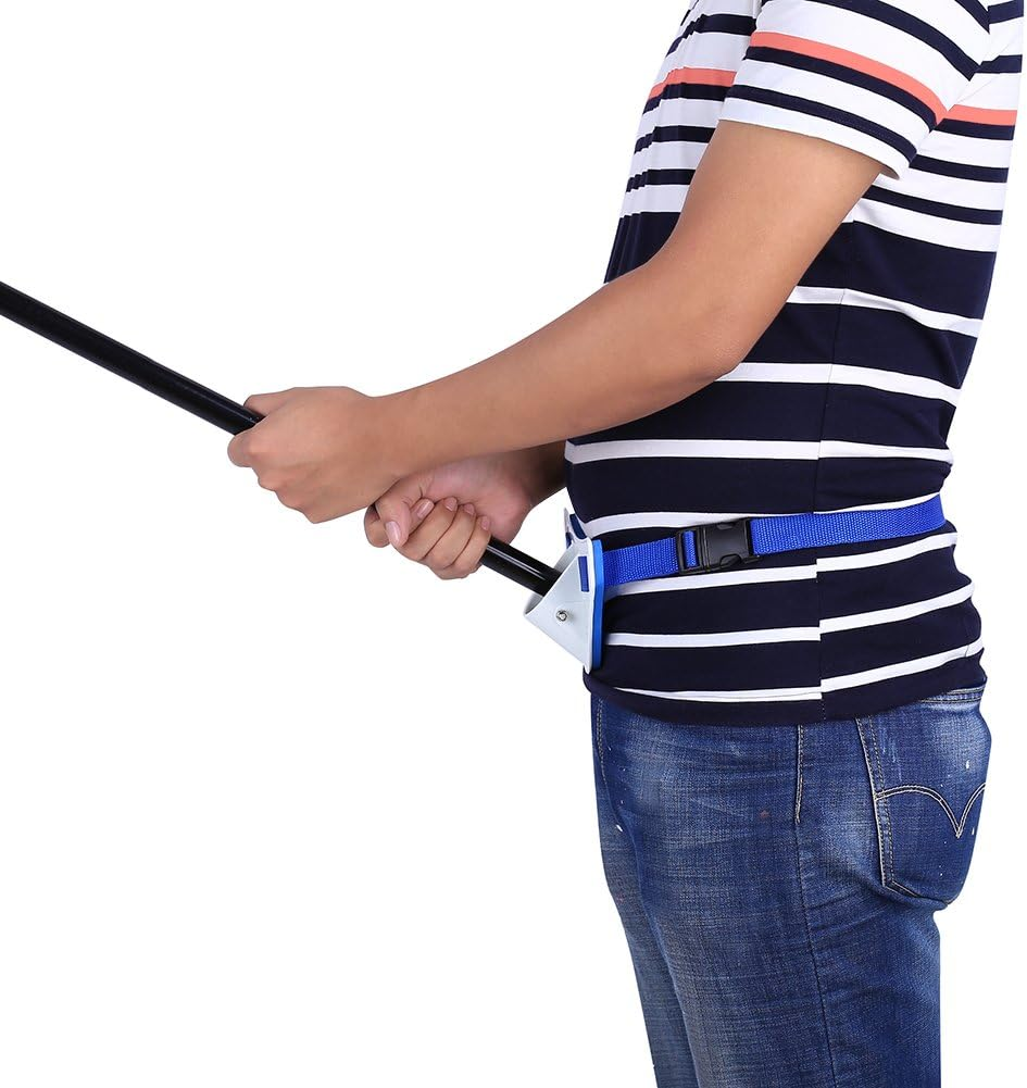 Professional Offshore Sea Fishing Fighting Game Jigging Gimbal Waist Belt Harness Pad Fish Rod Pole Holder Belt image number 6