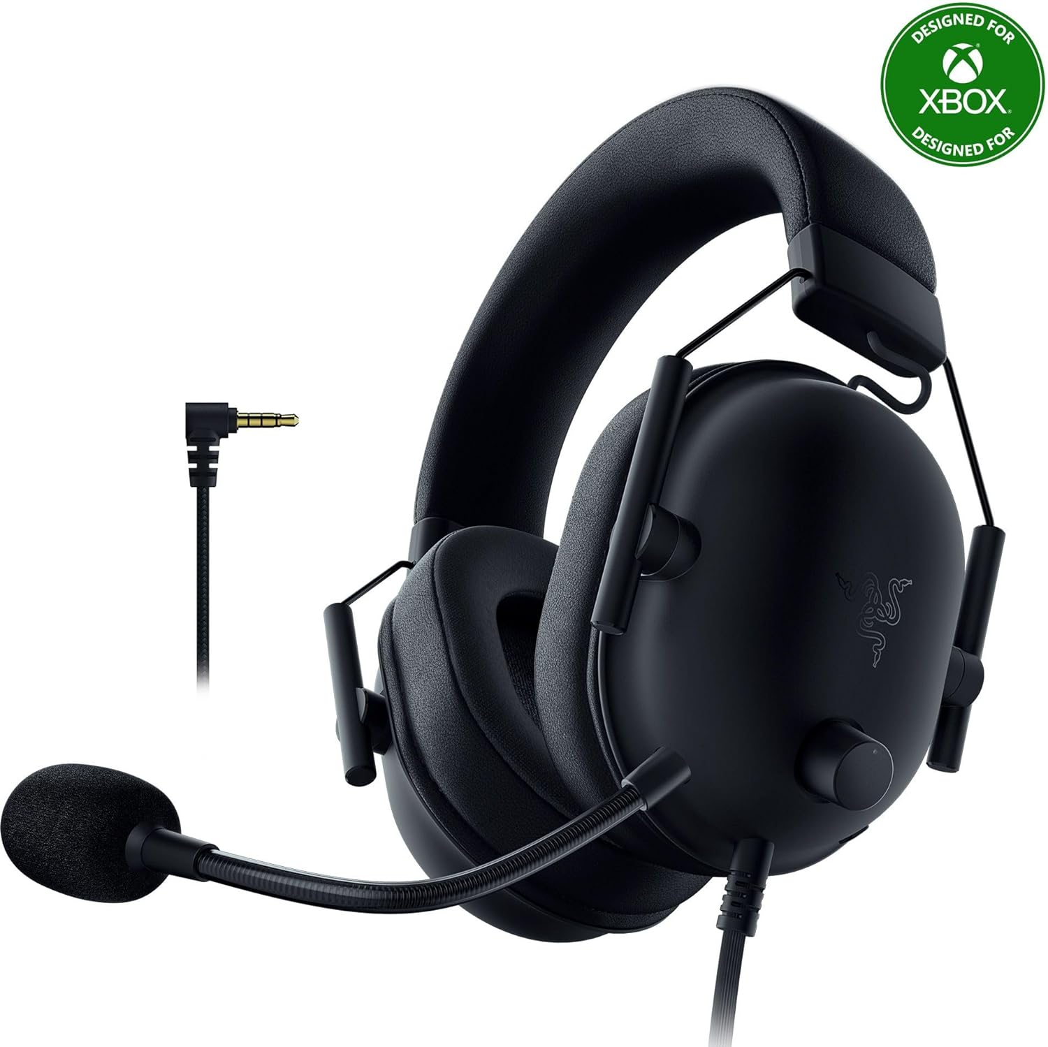 Razer Blackshark V2 X for Xbox - Wired Console Esports Gaming Headset - Black image number 3