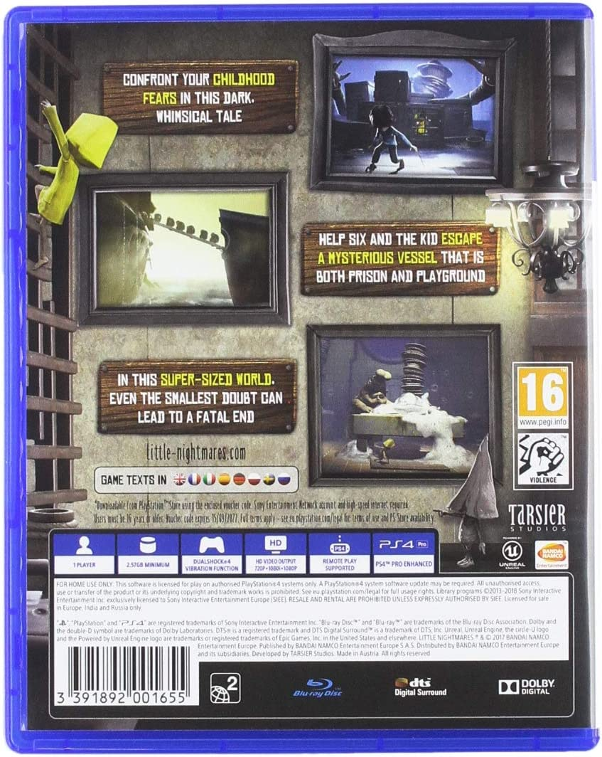 Bandai Namco Little Nightmares Complete Edition Playstation 4 Game image number 3