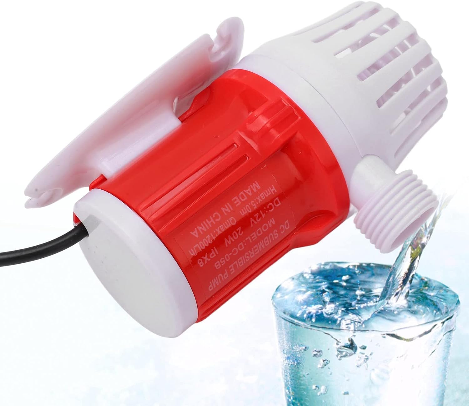 High Booster Pump Water Circulating Brushless 1200L/H 20W DC12V for Fish Tank Aquarium - Long-Lasting Performance, Safe and Secure image number 2