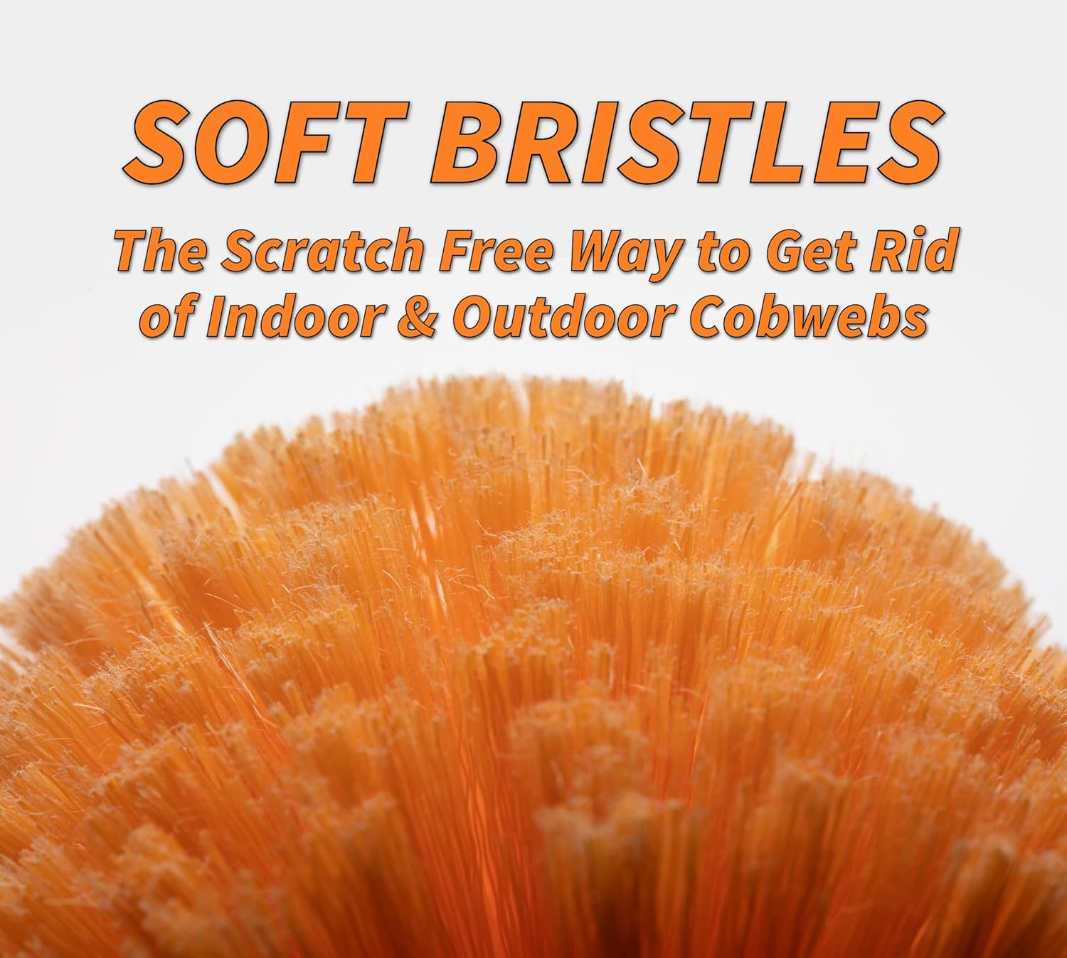 Cobweb Duster Head // Spider Web Brush for Indoor & Outdoor Cleaning // Twist-On Corner Duster Fits Standard Acme Poles image number 4