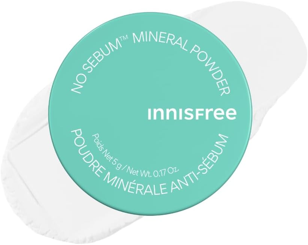 Innisfree No Sebum Matte Mineral Powder, Korean Loose Setting Powder for Blurring, Shine Control, Fragrance-Free, Translucent image number 3