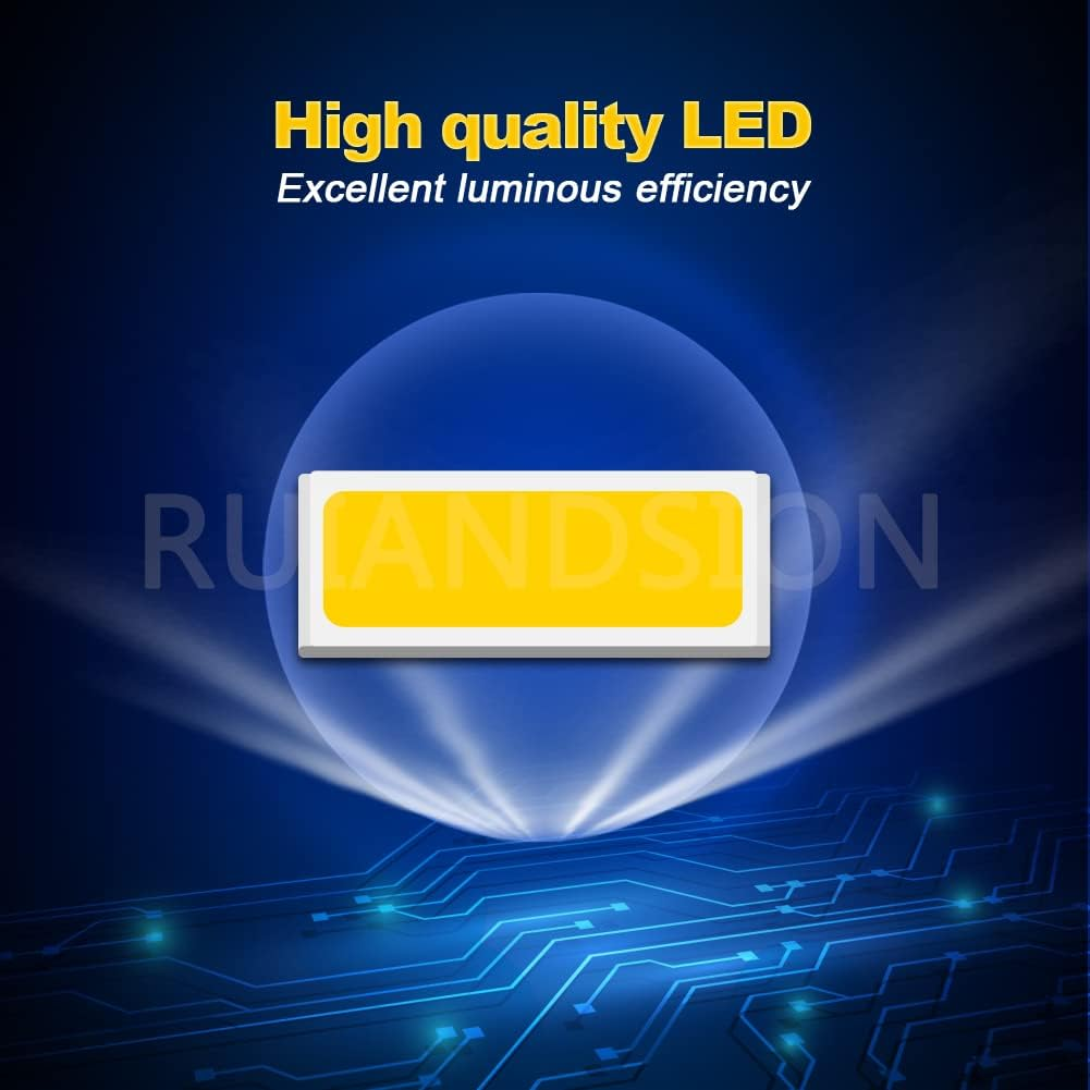 Ruiandsion 44Mm LED Dome Lights 10-30V Extremely Bright 211-2 212-2 561 562 LED Festoon Light Bulbs Canbus Error Free Replacement for Cars Trucks Interior Map Dome Lights, Warm White (Pack of 2) image number 7