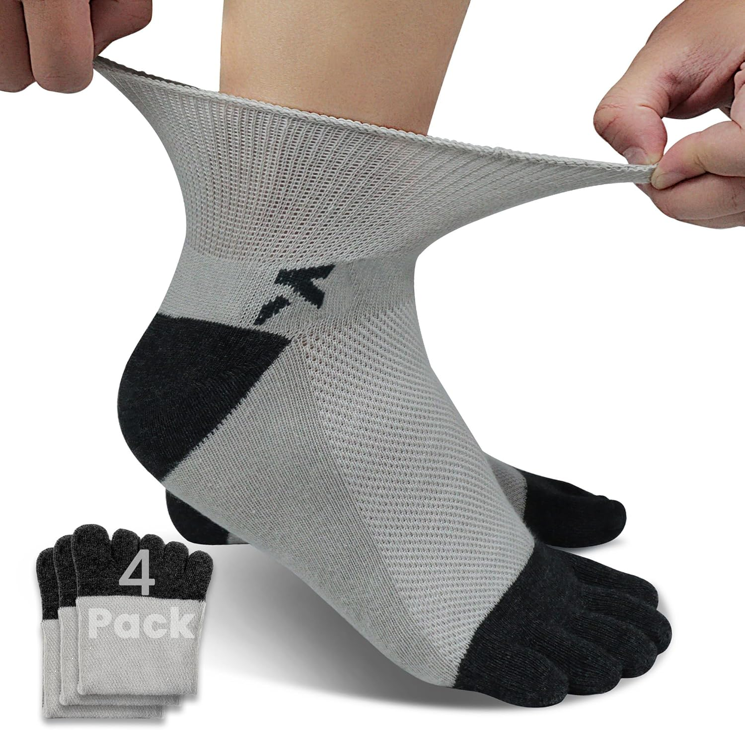 Diabetic Socks with Cushioned Sole | Combed Cotton | Non-Binding & Seamless | for Daily Wear & Sports | 3-Pack Ankle Height