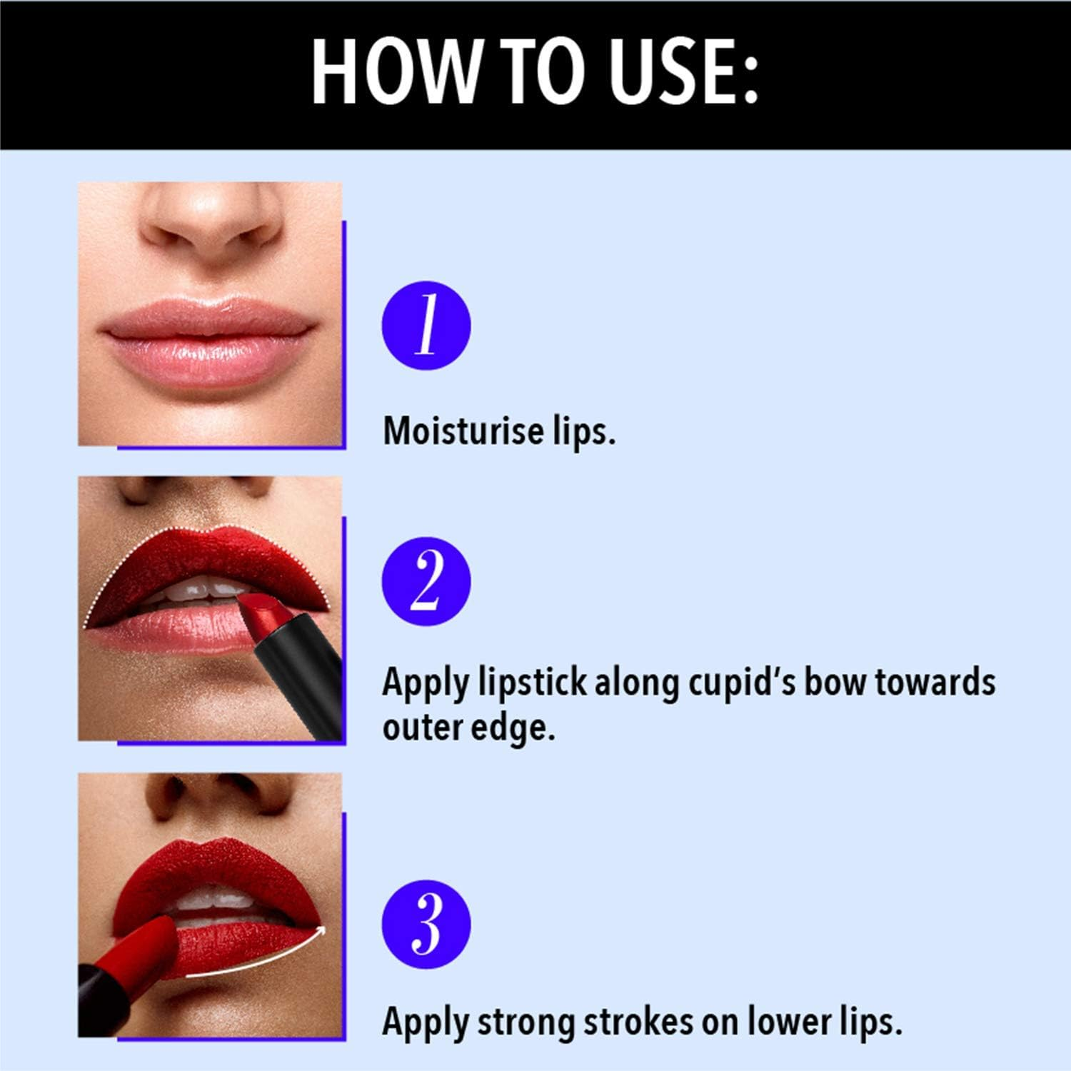 Blue Heaven Intense Matte Lipstick, Pink Rush,306, 14 Gm image number 2