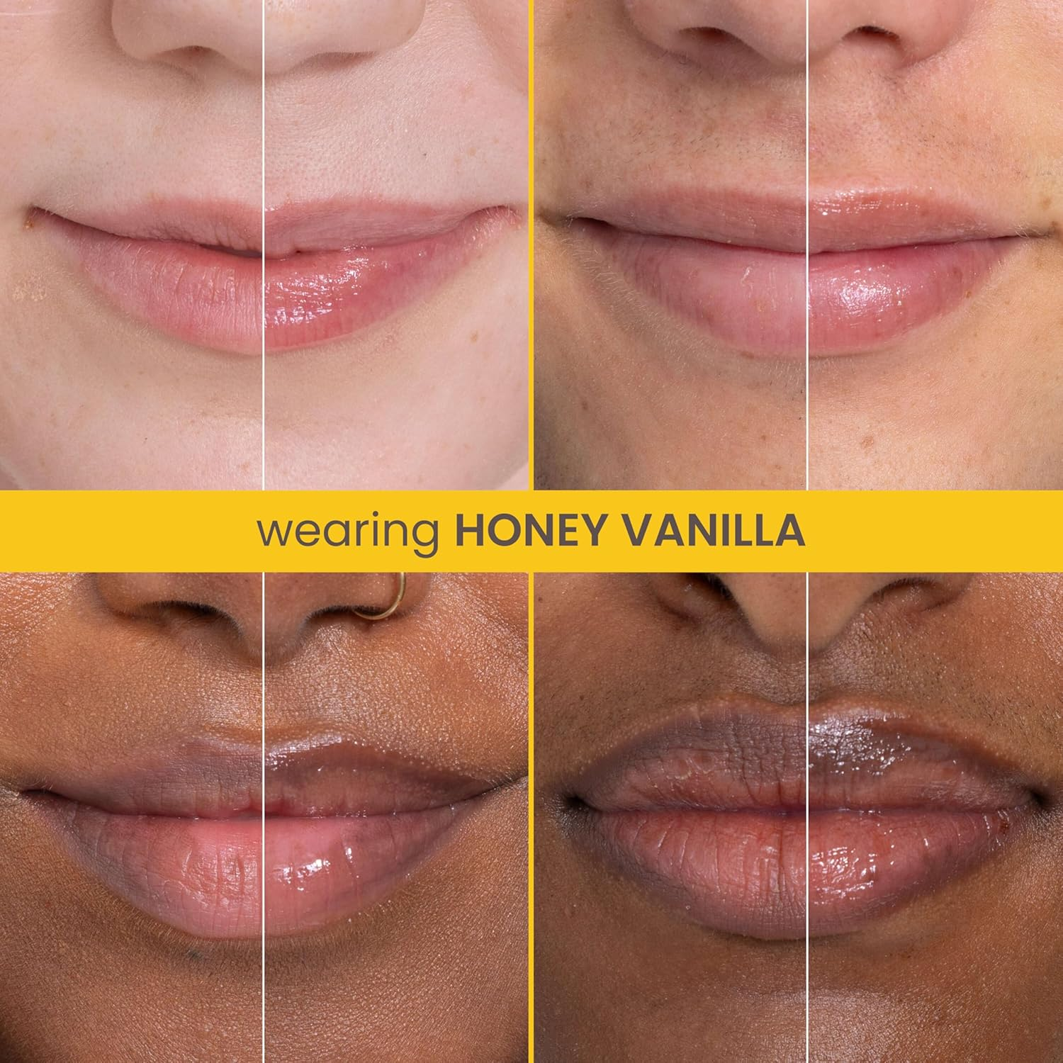 Burt'S Bees Rescue Lip Relief, Honey Vanilla, Hydrating Lip Balm for Dry Cracked Lips, with Responsbily Sourced Beeswax and Shea Butter, 100% Natural Origin, 1 Squeezy Tube, 0.35Oz image number 2