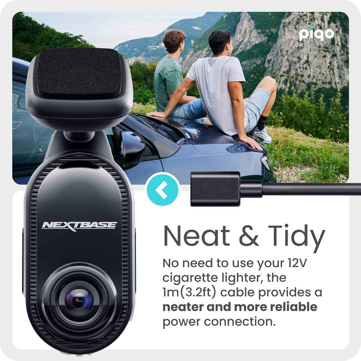 NEXTBASE PIQO PRO Install Cable